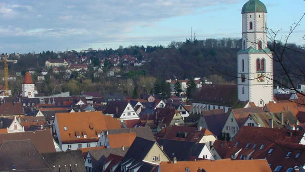 Stadtansicht von Biberach an der Riß