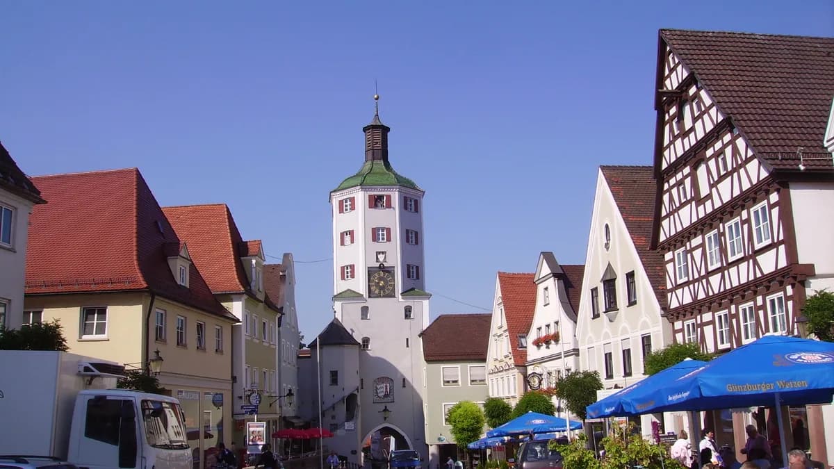 Stadtansicht von Günzburg