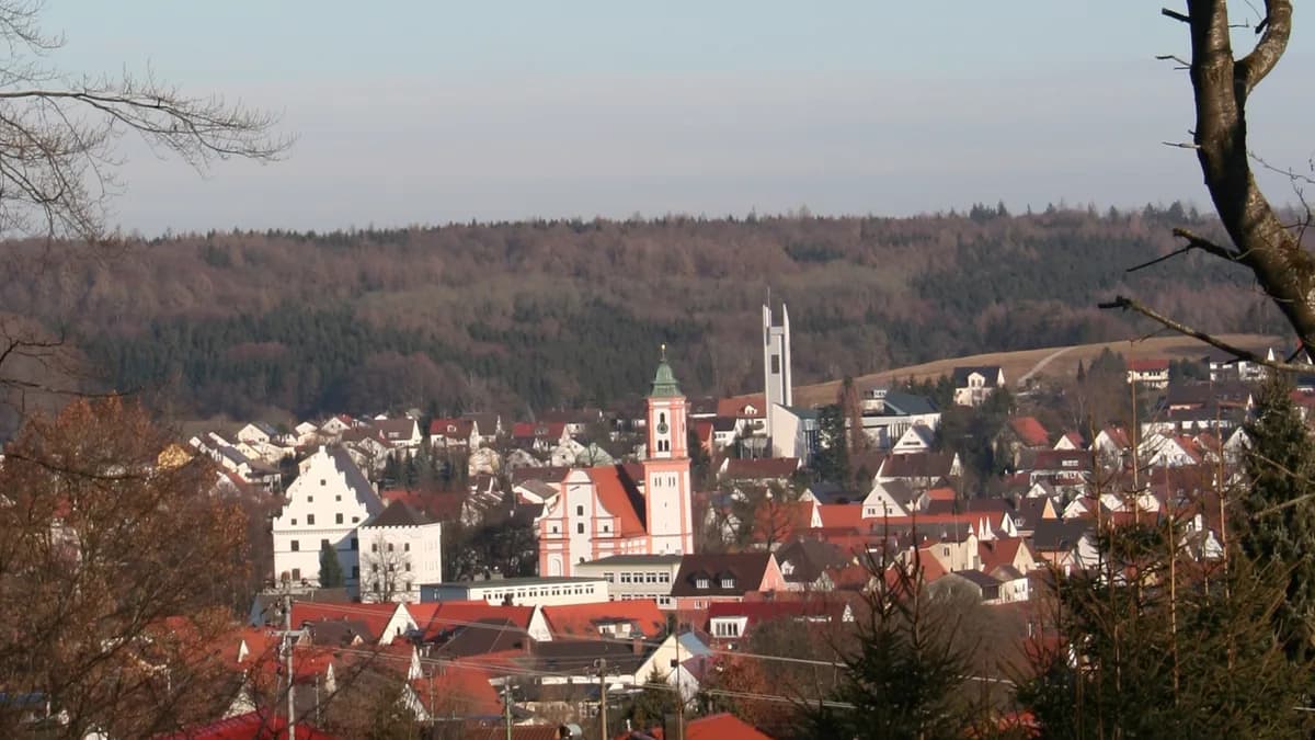 Stadtansicht von Krumbach (Schwaben)