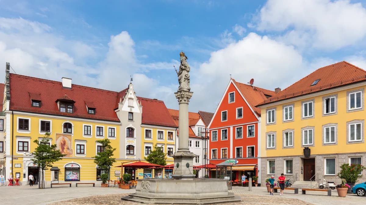 Stadtansicht von Mindelheim