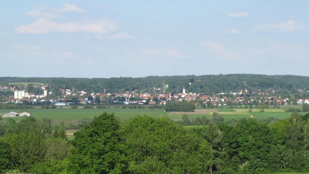 Stadtansicht von Thannhausen